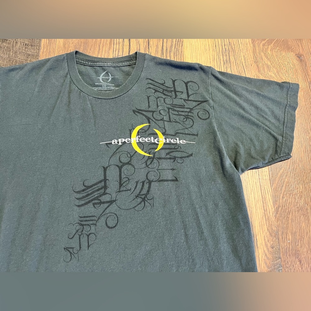 A Perfect Circle Concert Graphic T-Shirt Gray